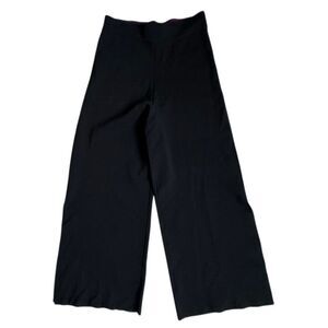 Charli Knit Black Pants Ankle Cropped Wide Leg Dressy Casual SZ XS